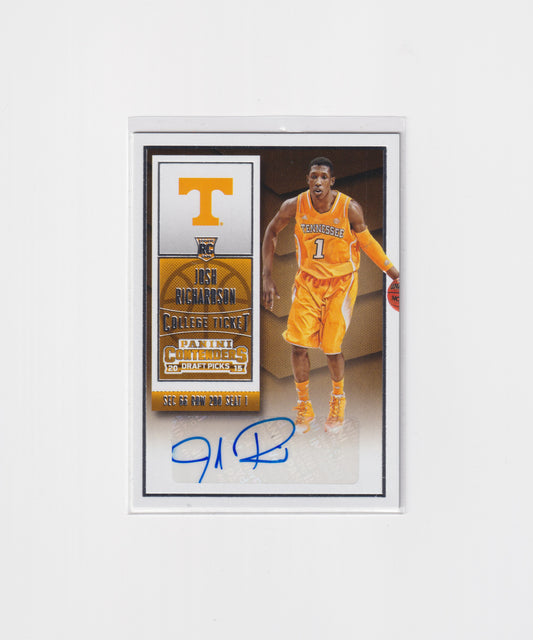 2014-15 Contenders Draft Pick Josh Richardson Rookie Autograph