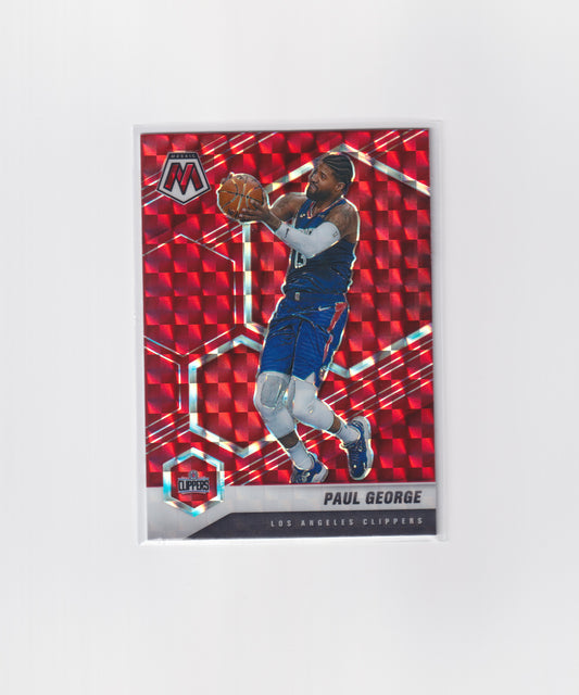 2020-21 Mosaic Paul George Red